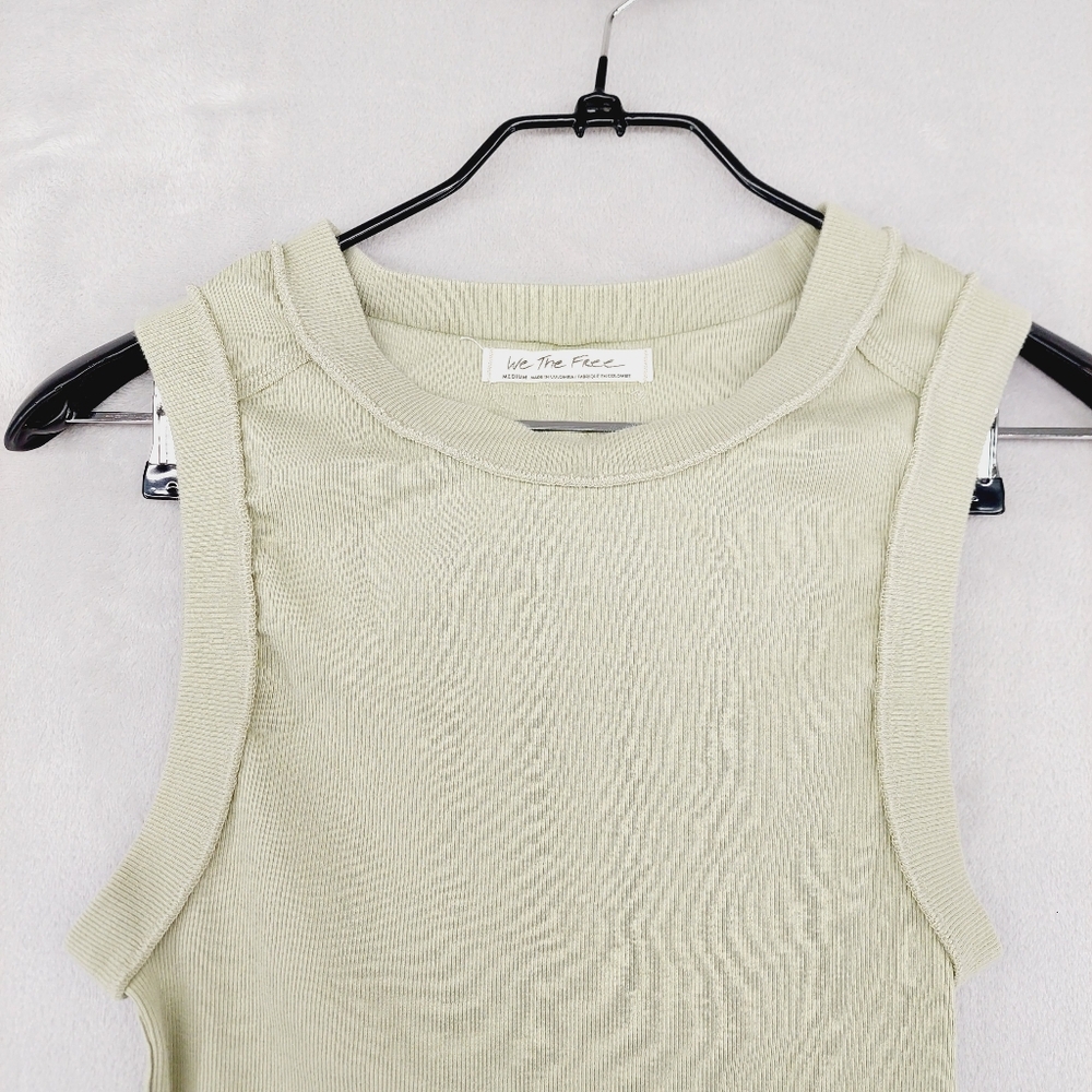 We The Free Mint Green Sleeveless Tank Top P154 - Picture 4 of 8